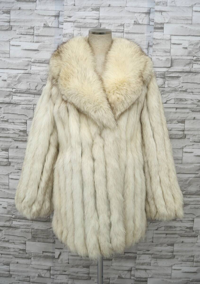 ☆ブルーフォックス☆ハーフコート☆着丈70cm☆