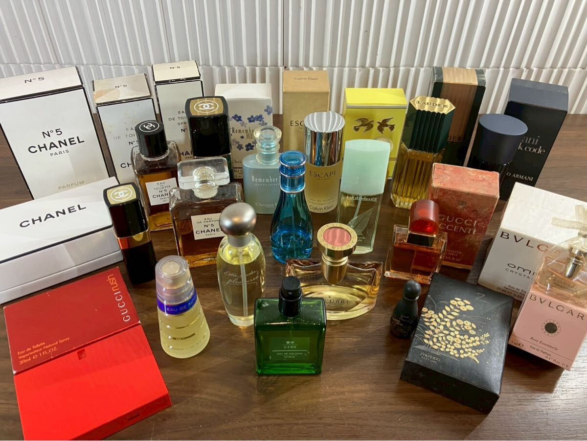 世本1607 香水まとめ 使用途中 シャネル ディオール ブルガリ グッチ ミニボトル アルマーニ CHANEL