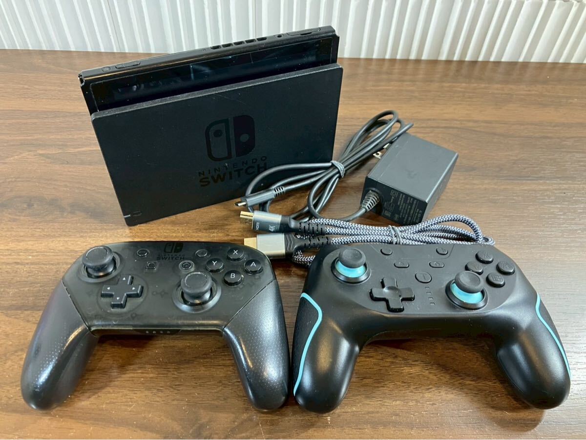 世本1609 ニンテンドースイッチ HAC-001 本体 コントローラー 純正×1 他社×1 Nintendo Switch