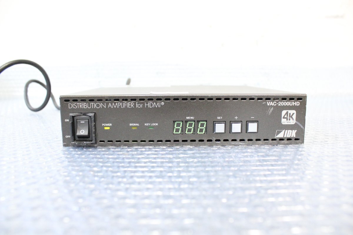 ☆【2F0508-28】 IDK HDMI分配器 VAC-2000UHD ジャンク　