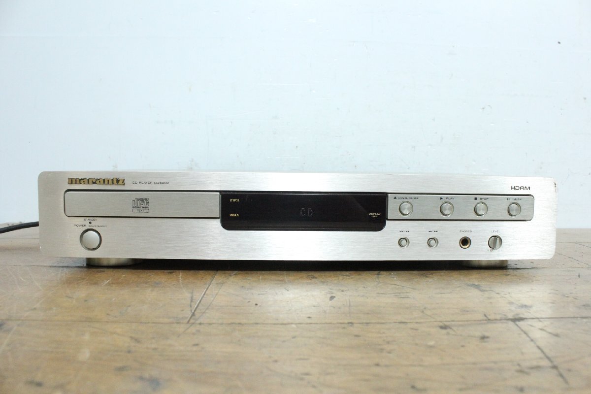 ☆【2H0519-11】 marantz マランツ CDプレーヤー CD6002 2008年製 100V CDデッキ ジャンク