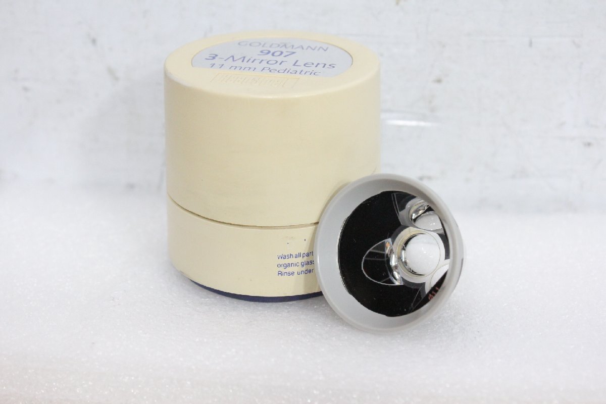 ☆【1W0513-30】 Haag Streit ? レーザーレンズ GOLDMANN 907 3-Mirror Lens 11mm Pediatric