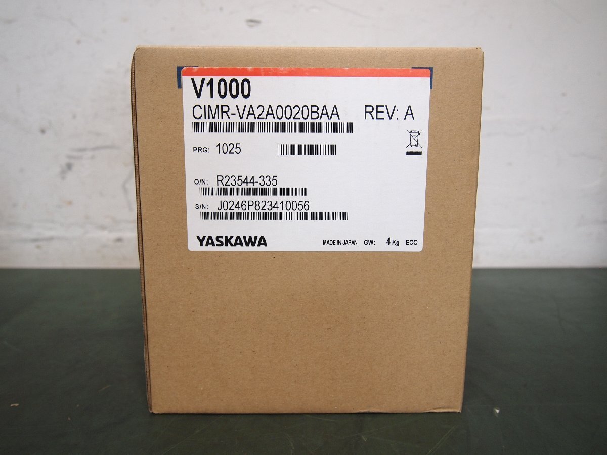 ☆新品未使用 安川 YASKAWA CIMR-VA2A0020BAA インバータ