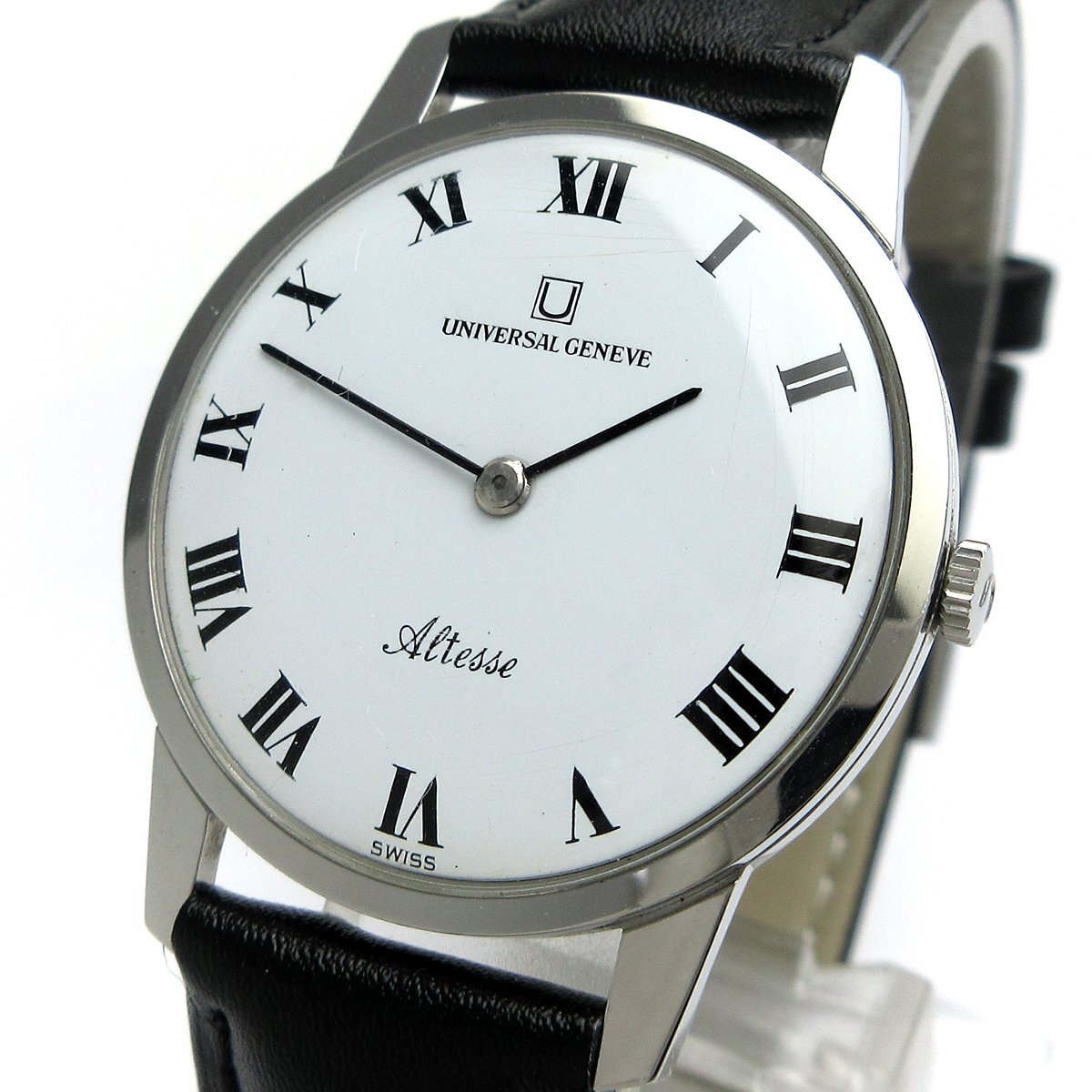 ユニバーサルジュネーブ アルテッセ UNIVERSAL GENEVE 薄型 ローマ 手巻き cal.42 842101 時計 ALTESSE ヴィンテージ