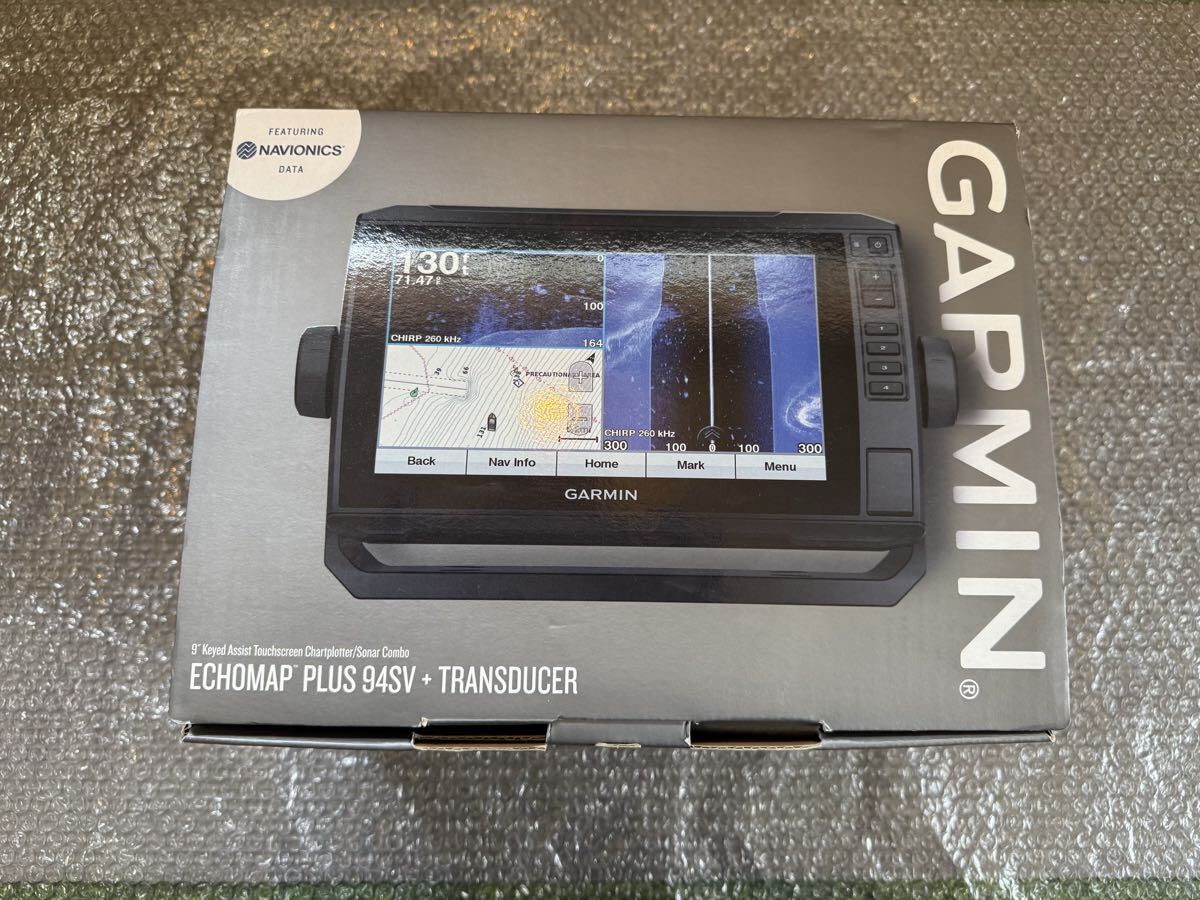 新品未使用　GARMIN ガーミン ECHOMAP PLUS 94SV GT51MTM 振動子セット 魚群探知機 ガーミン　エコマップ