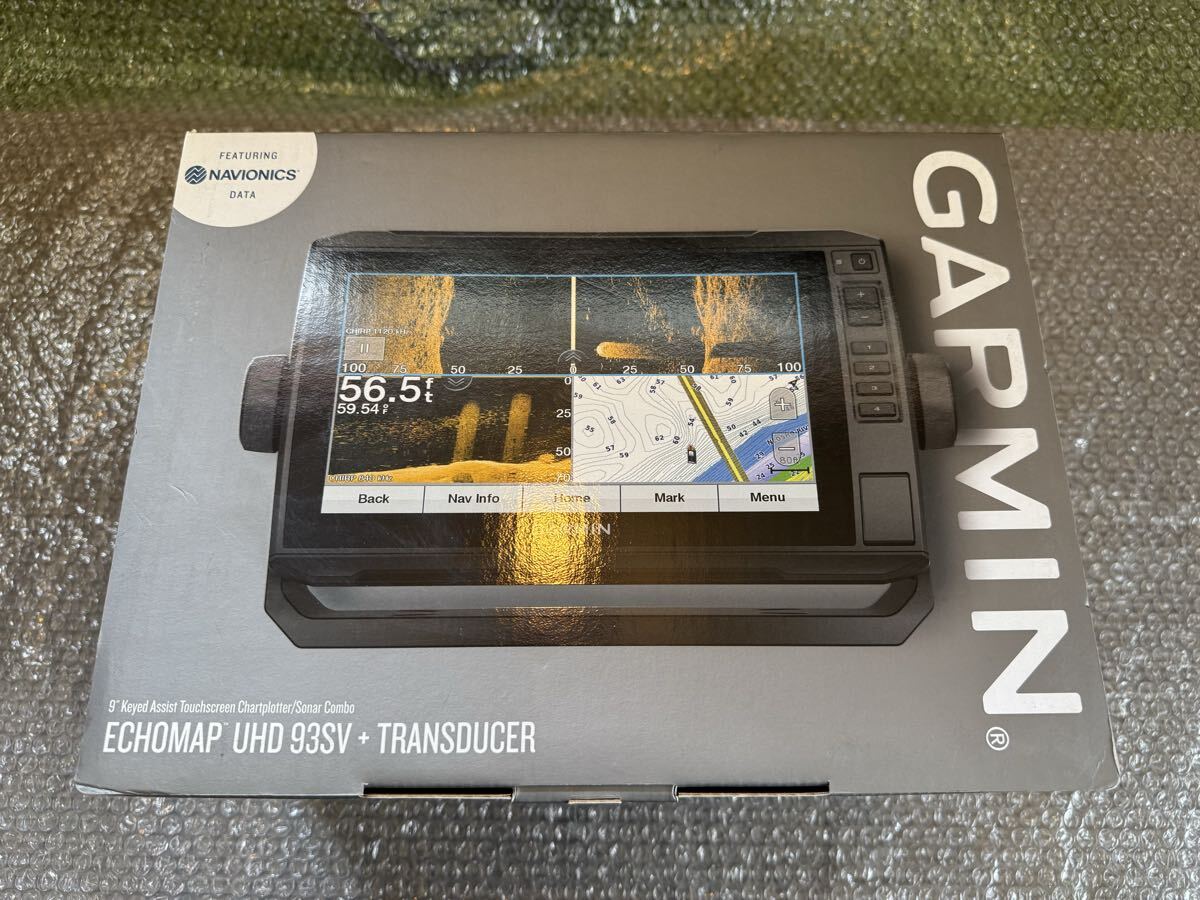 新品未使用　GARMIN ガーミン ECHOMAP UHD 93SV 魚群探知機 ガーミン エコマップUHD 魚探