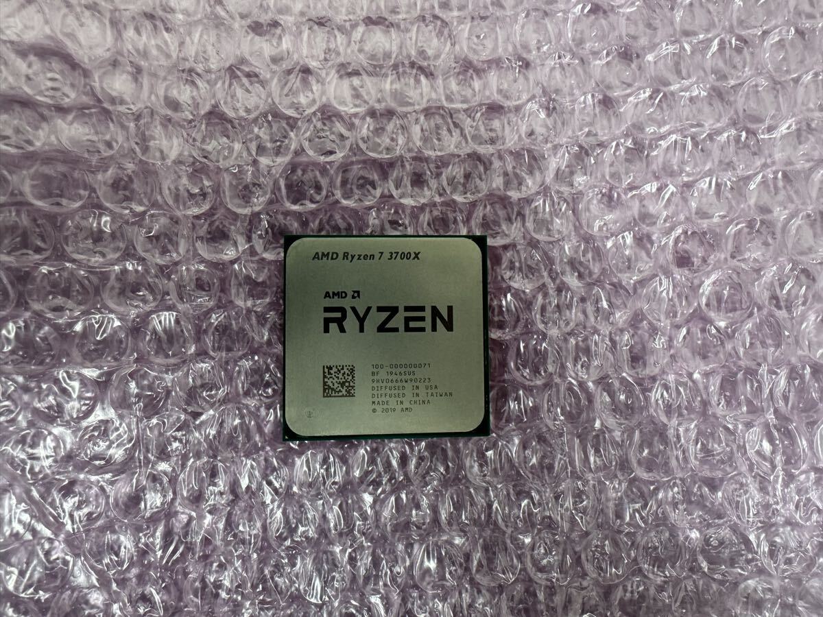 AMD Ryzen7 3700X CPU 数回使用のみ 美品 AM4 8コア16スレッド　デスクトップパソコン　AM4