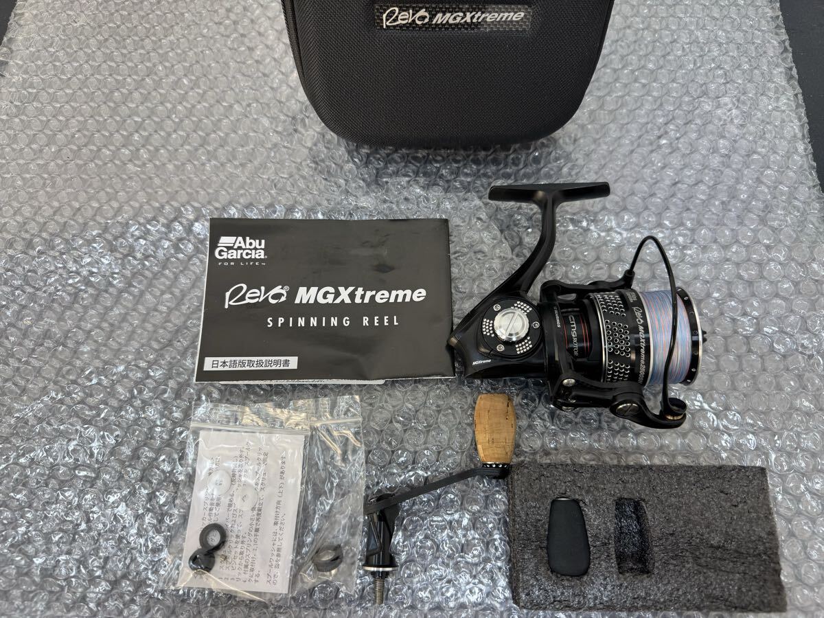 ABU Garcia REVO MGXtreme 2500SH 美品 数回使用 アブガルシア スピニングリール　レボ　MGエクストリーム　 Abu アブガルシア　リール