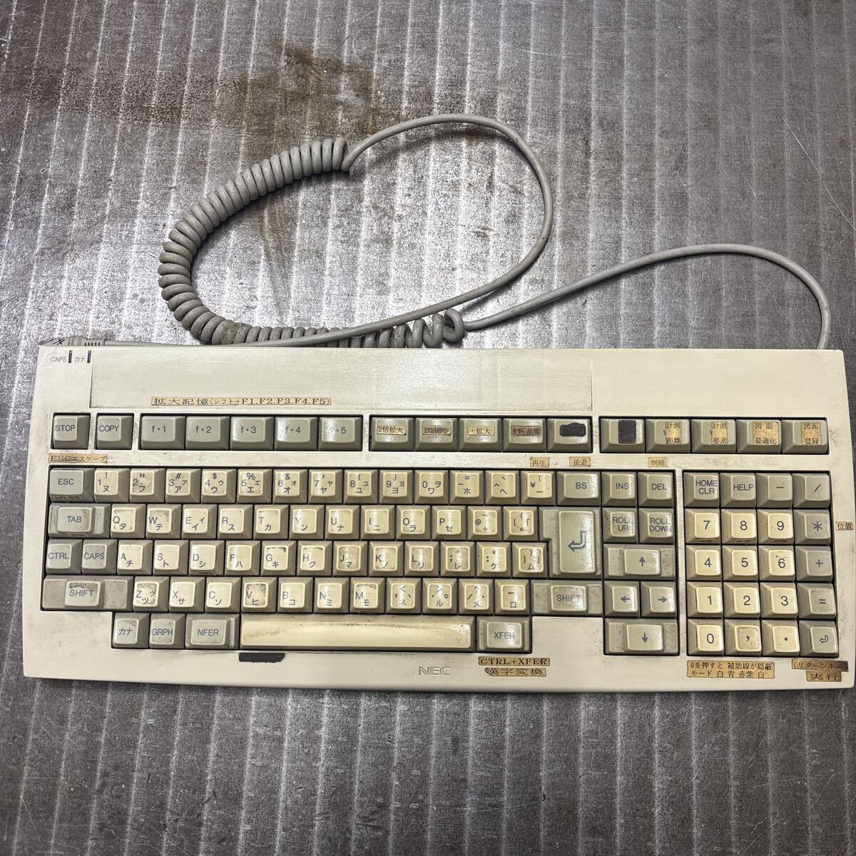 NEC キーボード レトロ　詳細不明　動作未確認