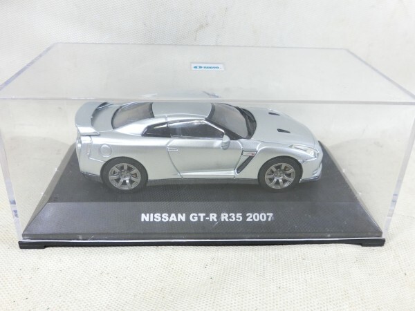 §ミニカー　IWAYA　NISSAN　1/43　GT-R　R35　2007　シルバー　日産　ニッサン