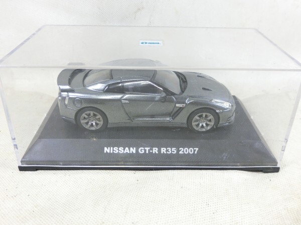 §ミニカー　IWAYA　NISSAN　1/43　GT-R　R35　2007　ダークグレー　日産　ニッサン