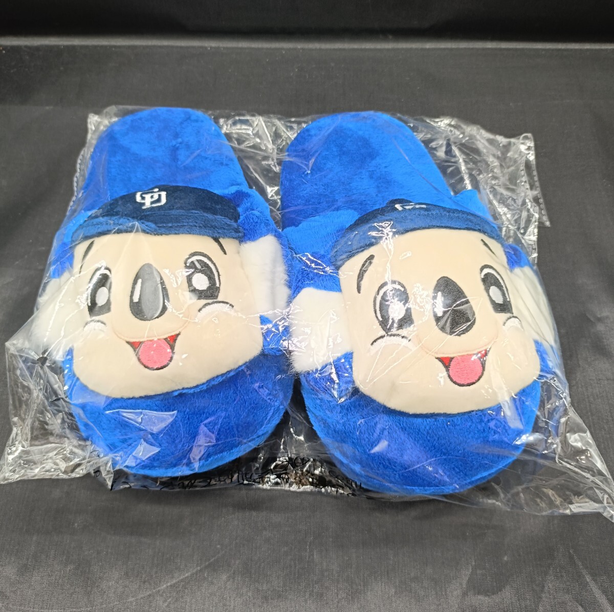 ★未使用★ 中日ドラゴンズ ドアラ スリッパ 室内用 室内スリッパ ルームスリッパ コレクション グッズ
