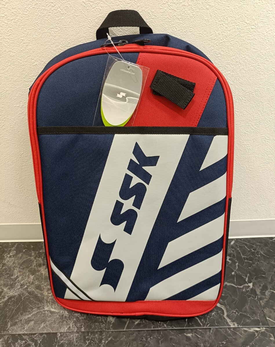 ★未使用★ SSK エスエスケイ ジュニアバックパック BJ1008F ネイビー リュック 約25L ボーイズ 野球 スポーツ バッグ