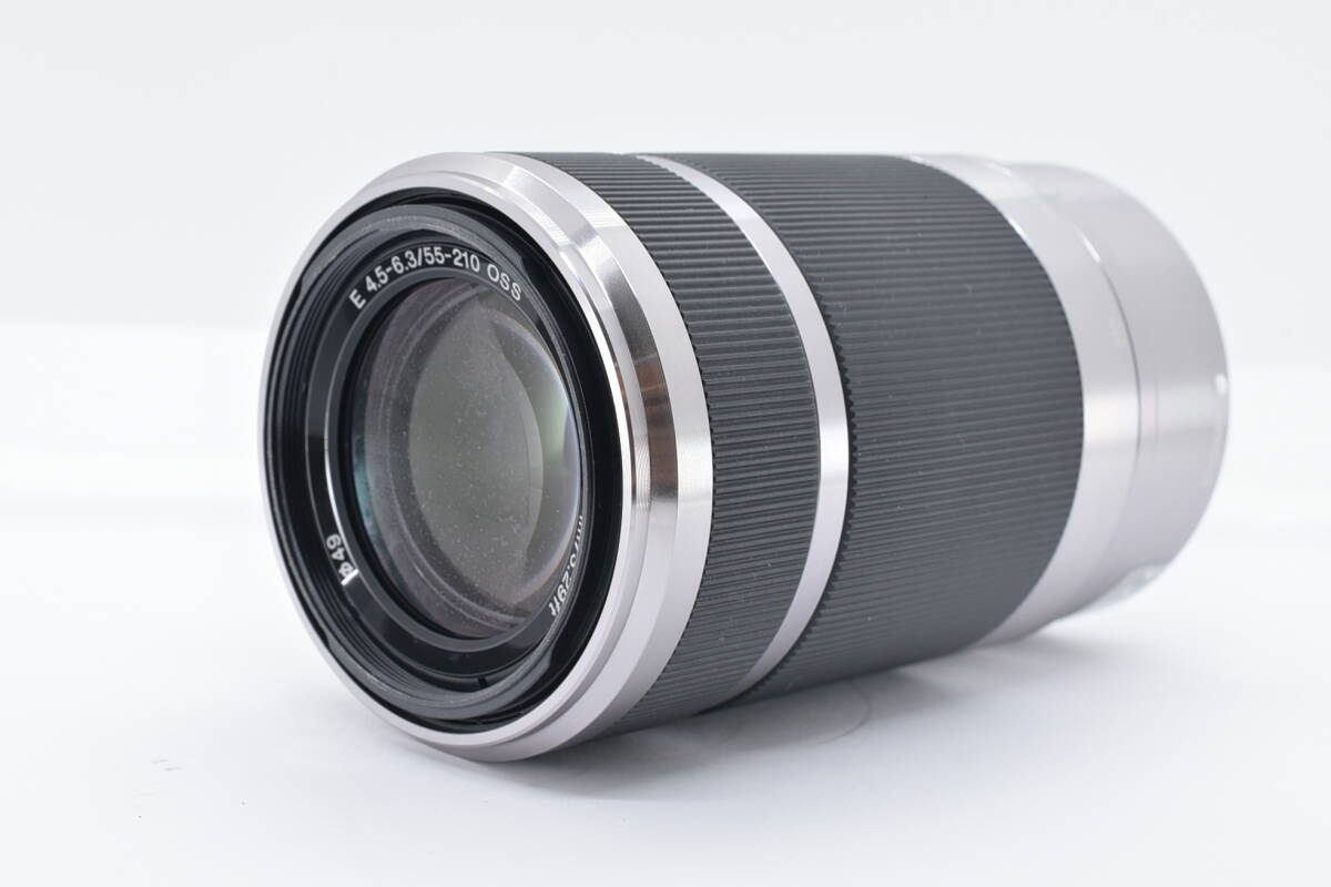 Sony ソニー E Zoom Lens 55-210mm f/4.5-6.3 OSS Silver オート フォーカス ズーム レンズ 銀 TNOSS518K