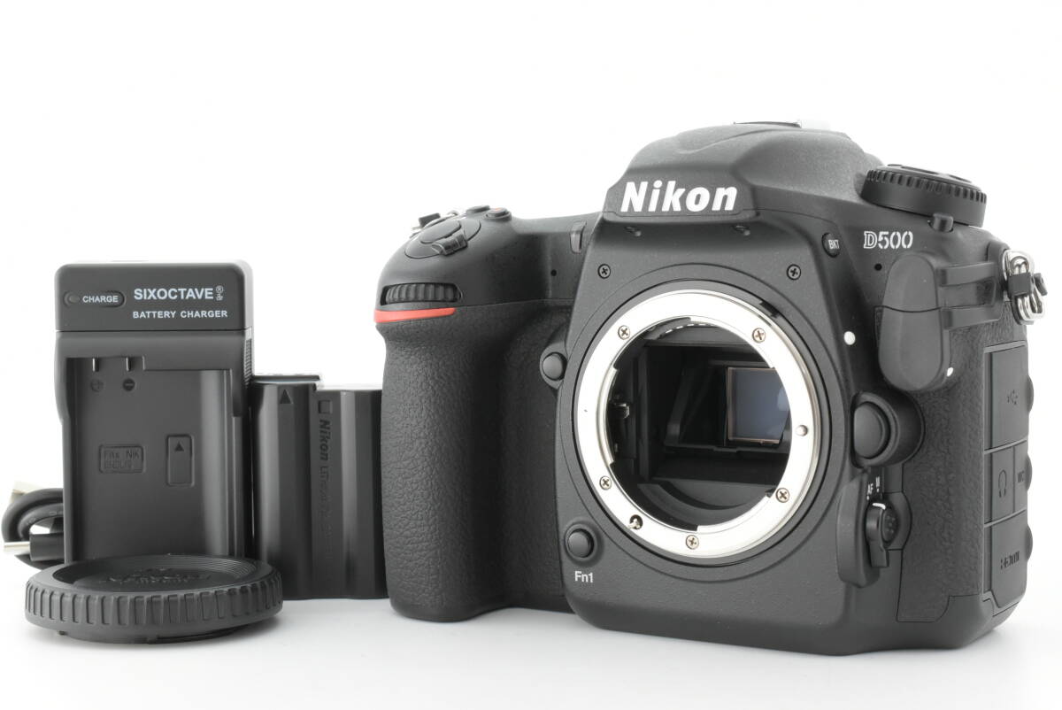 【美品】シャッターカウント 11,743回 Nikon ニコン D500 ボディ デジタル一眼カメラ ブラック (EF-TN-JP2388)