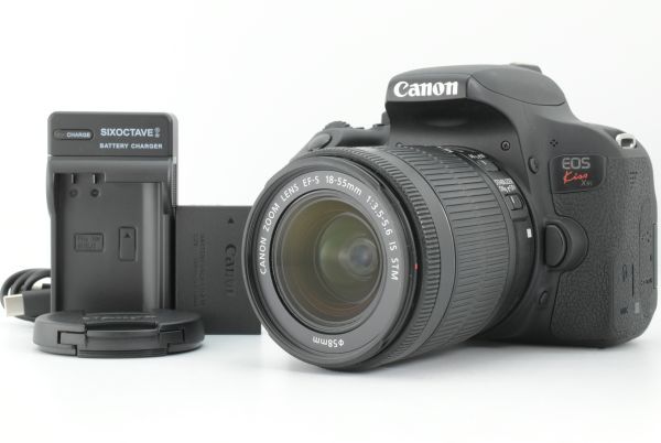 美品 S/C6061回 Canon EOS Kiss X9i ZOOM LENS EF-S 18-55mm F3.5-5.6 IS STM キャノン デジタル一眼レフカメラ (EF-TN-JP2208)