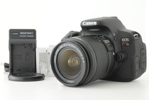 【美品シャッターカウント 2937回】Canon EOS Kiss X6i + EF-S 18-55mm F3.5-5.6 IS II キヤノン デジタル一眼レフカメラ (EF-TN-JP2283)