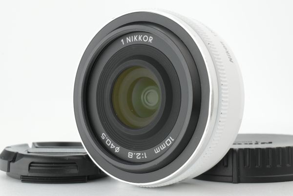 Nikon 1 Nikkor 10mm F/2.8 White Pancake Lens ニコン レンズ (EF-TN-JP2309)