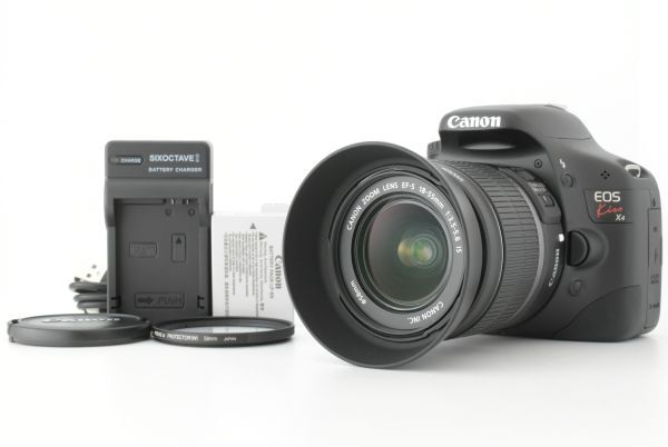 【美品 シャッターカウント1316回】 Canon EOS Kiss X4 /EF-S 18-55mm F3.5-5.6 IS キャノン デジタル一眼レフカメラ (EF-TN-JP2311)