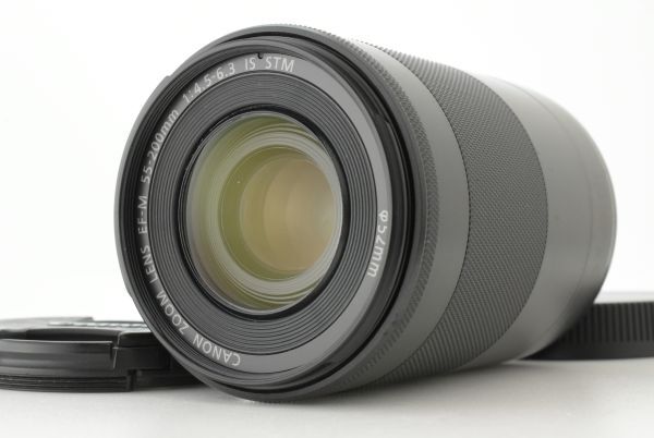 【美品】Canon ZOOM LENS EF-M 55-200mm F4.5-6.3 IS STM Black キャノン レンズ ブラック (EF-TN-JP2294)