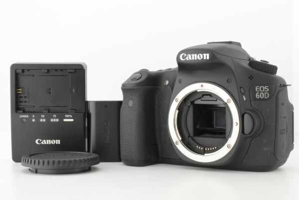 【美品】シャッターカウント 396回 Canon EOS 60D 18.0 MP Digital SLR Camera キャノン デジタル一眼レフカメラ ボディ (EF-TN-JP2297)