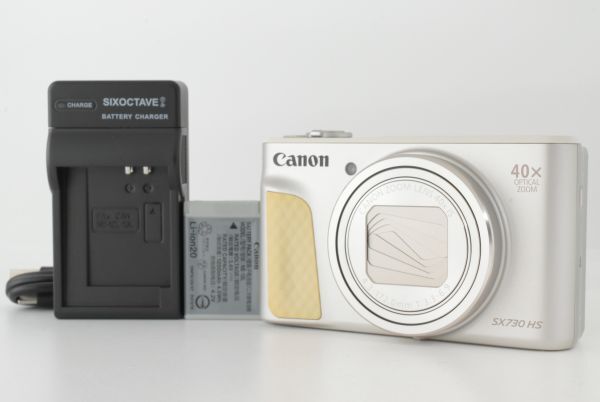 【美品】Canon PowerShot SX730 HS 20.3MP Compact Digital Camera Silver キャノン コンパクトデジタルカメラ シルバー (EF-TN-JP2364)