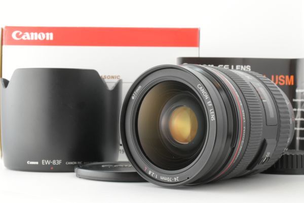 【美品 箱あり】Canon EF 24-70mm f/2.8 L USM AF Telephoto Zoom Lens キャノン レンズ (EF-TN-JP2381)