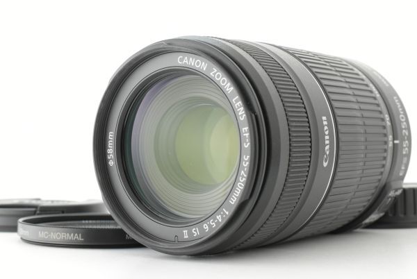 【美品】Canon EF-S 55-250mm f/4.0-5.6 is II Telephoto Zoom Lens キャノン レンズ (EF-TN-JP2393)