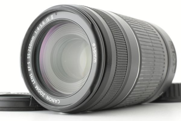 【美品】Canon EF-S 55-250mm f/4.0-5.6 is II Telephoto Zoom Lens キャノン レンズ (EF-TN-JP2396)