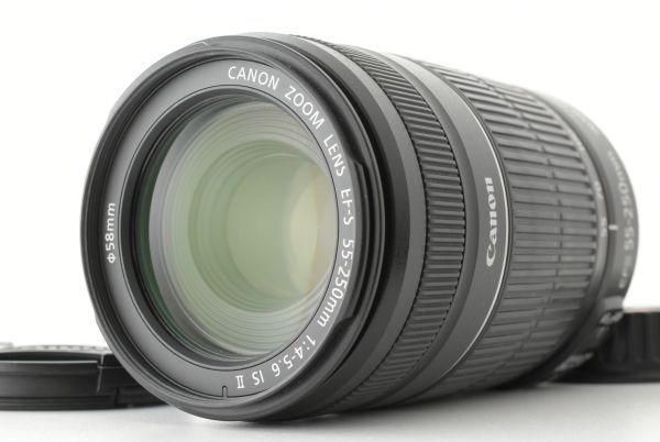 【美品】Canon EF-S 55-250mm f/4.0-5.6 is II Telephoto Zoom Lens キャノン レンズ (EF-TN-JP2397)