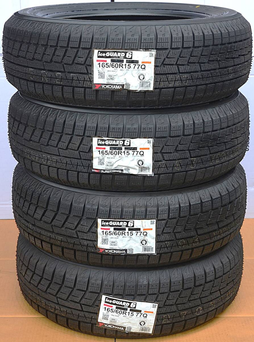 4本セット 165/60R15 77Q 2023～2024年製造 / ヨコハマ iG60 アイスガード 国産 スタッドレス / 4本価格