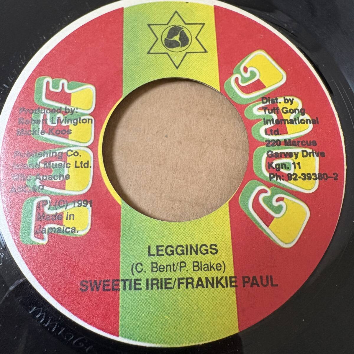Sweetie Irie & Frankie Paul - Leggings / 7インチ！！ // Tuff Gong 7inch / 早口！！ AA8453