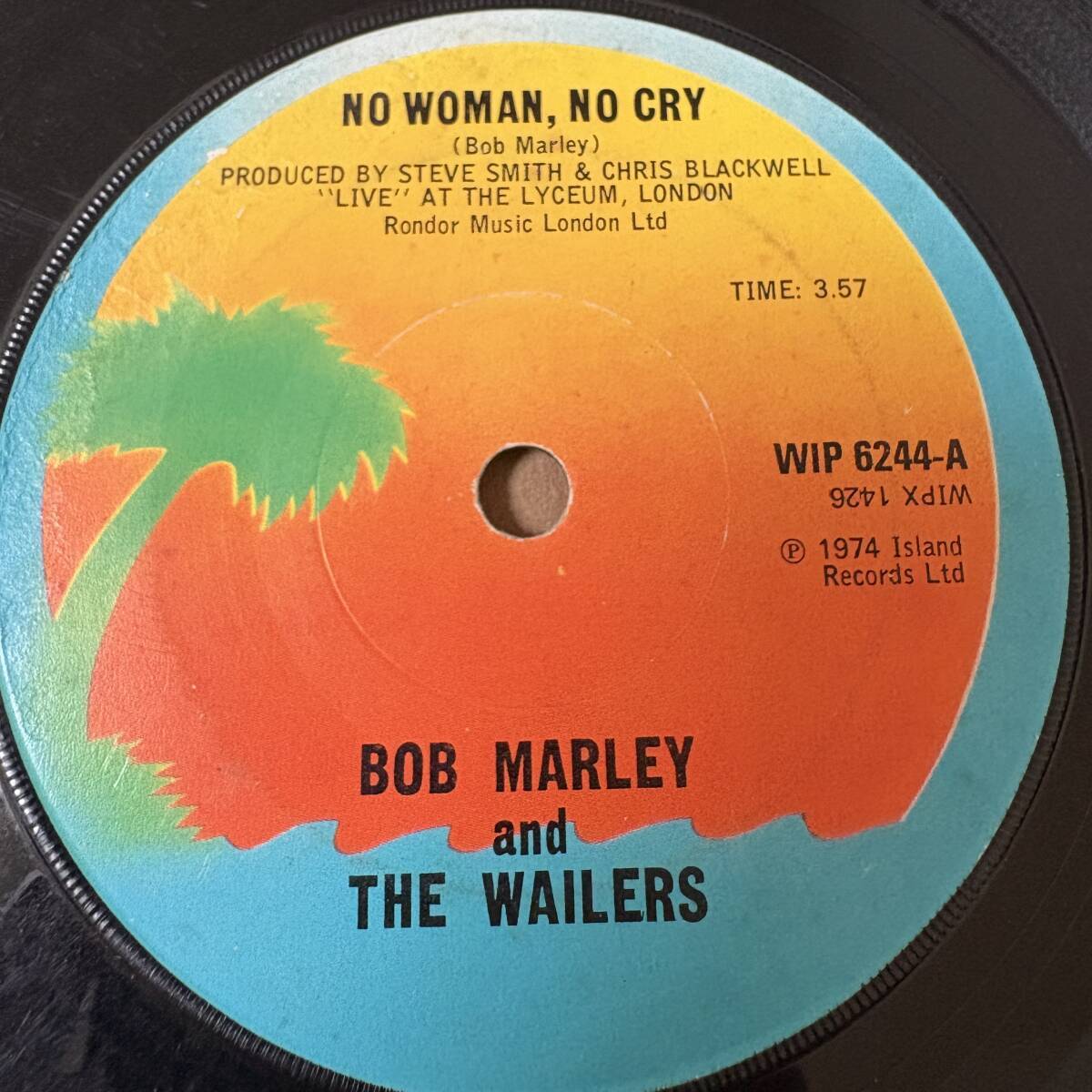 Bob Marley & The Wailers - No Woman No Cry / 7インチ！！ / Kinky Reggae // Island Records 7inch / AA8420