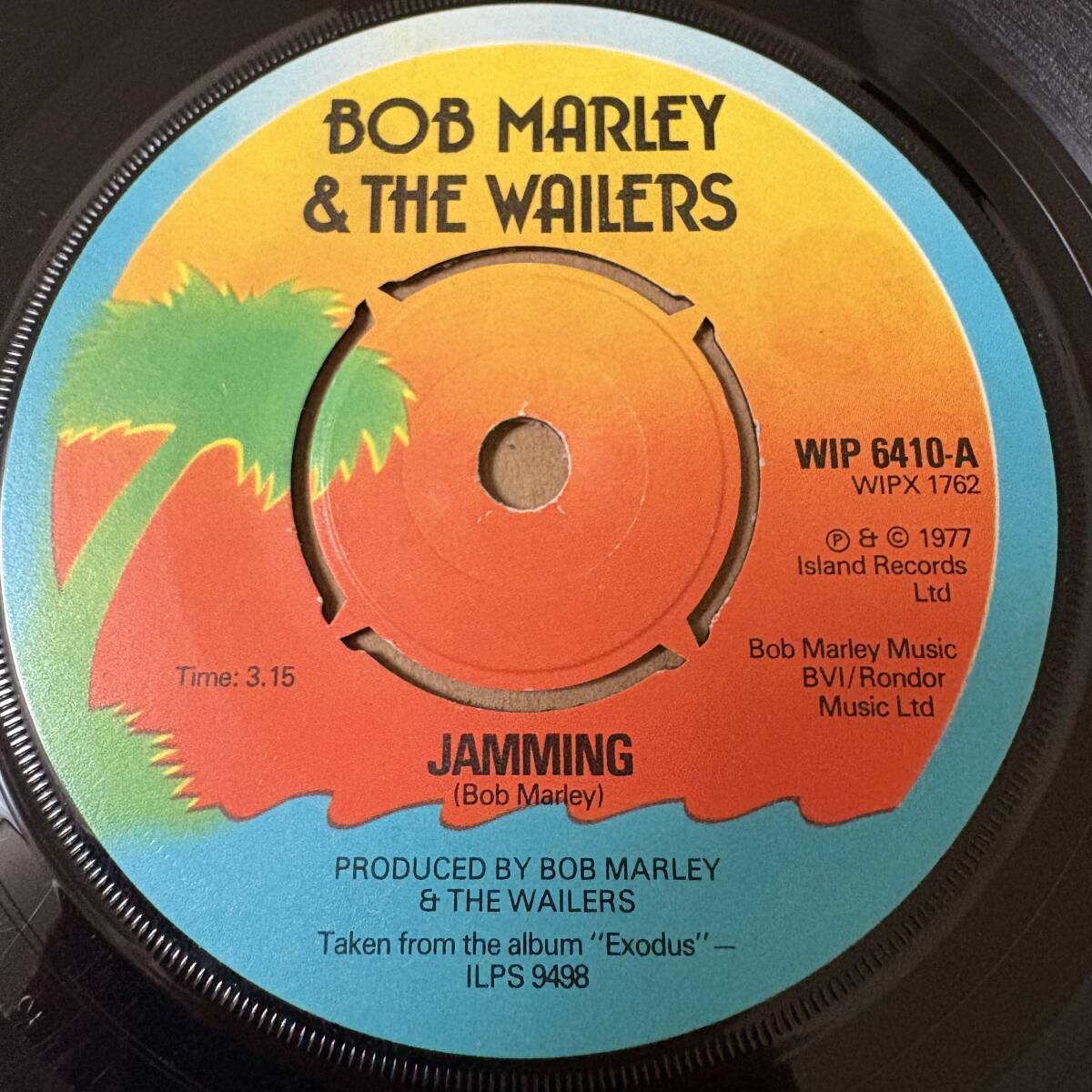 Bob Marley & The Wailers - Jamming / 7インチ！！/ Punky Reggae Party // Island Records 7inch / Roots / AA8268