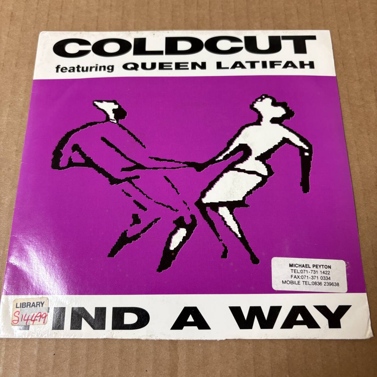 Coldcut & Queen Latifah - Find A Way / 7インチ！！ / Chaos Thing // Gee Street 7inch / AA8423