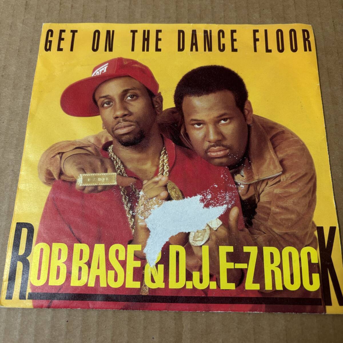 Rob Base & D.J. E-Z Rock - Get On The Dance Floor / 7インチ！！ // Profile Records 7inch / DJ E-Z Rock / AA8305