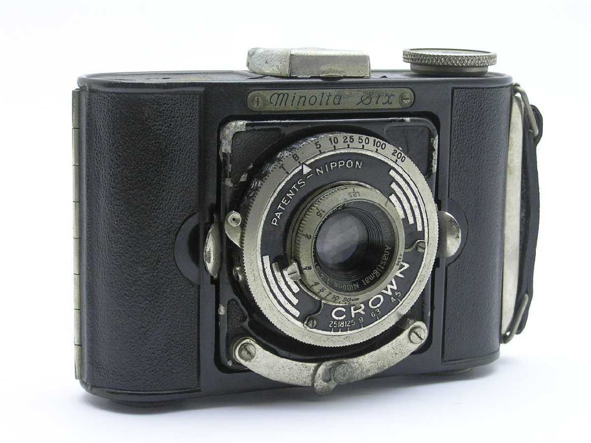 ★1円★ハローカメラ★1752　 minolta Six Coronar Nippon 1:4.5 f=80mm Nr43213 【要清掃：要修理】動作品　現状　ジャンク扱い　即決有り