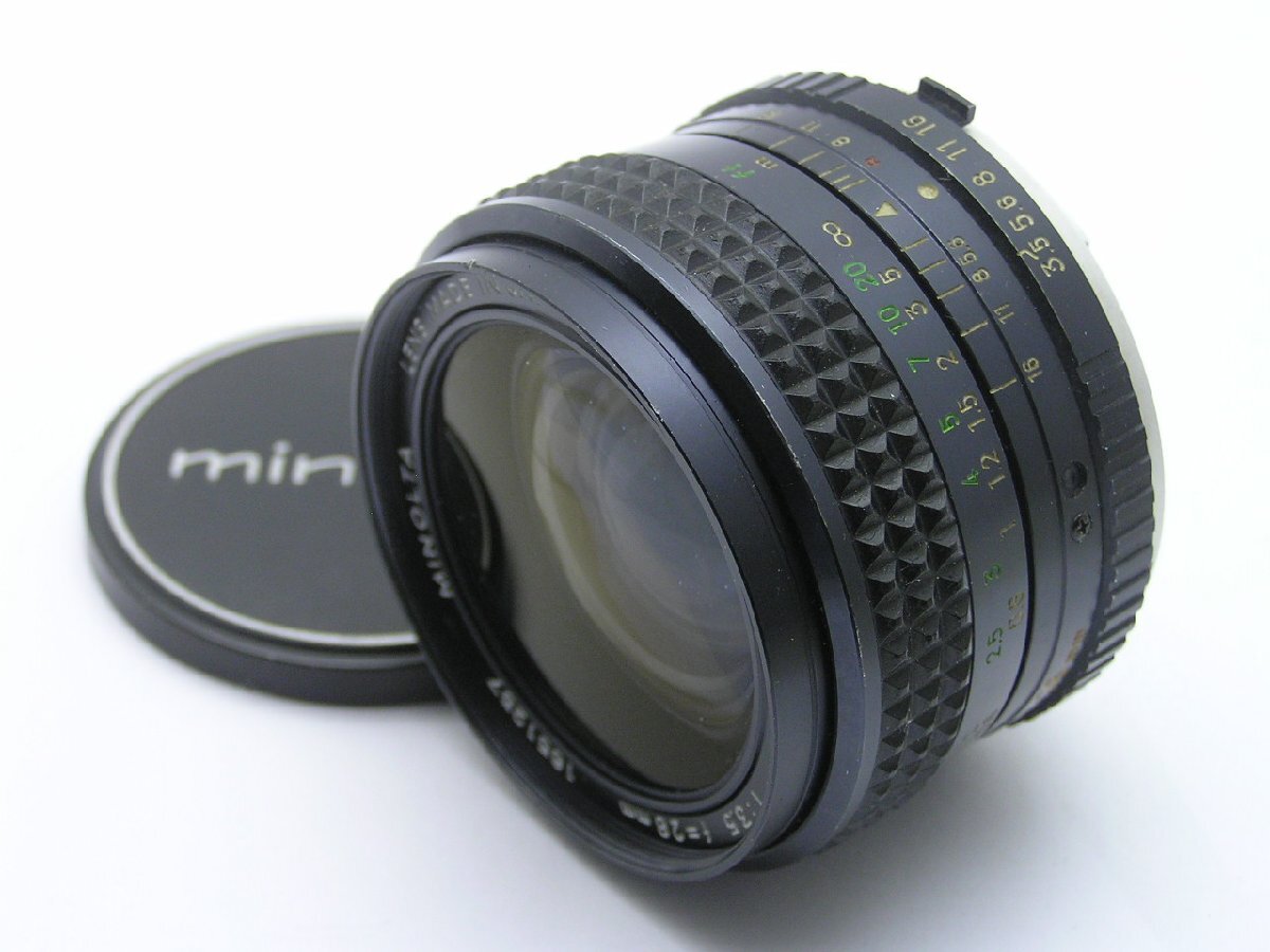 1円スタート★ハローカメラ★1942 ミノルタ MINOLTA MC W.ROKKOR-SG 1:3.5 f=28mm No.1651257 難有り動作品 要清掃 即決あり