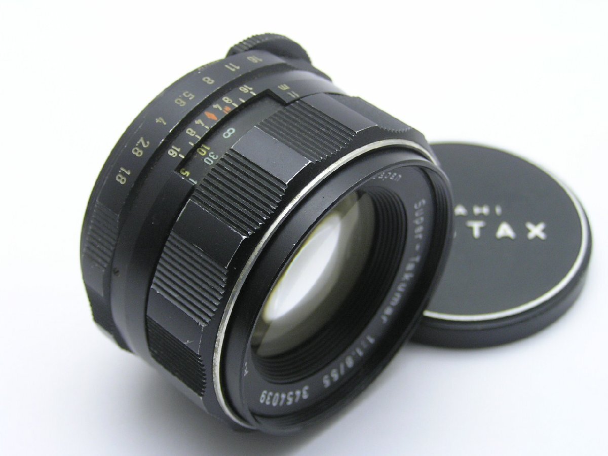 ★1円★ハローカメラ★2067 ペンタックス PENTAX M42 Super-Takumar 1:1.8/55 No.3454039 【レンズ：要清掃】動作品ジャンク 即決あり