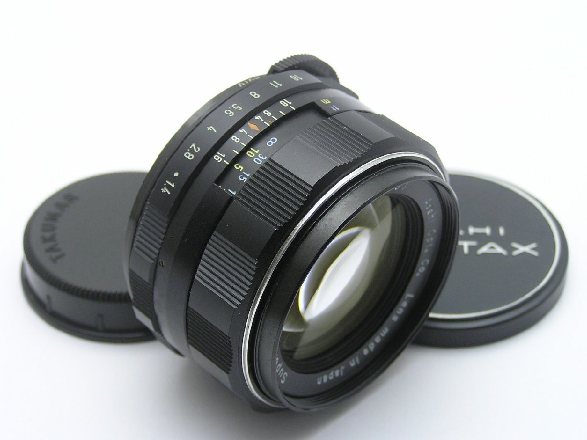 ★1円★ハローカメラ★2069 ペンタックス PENTAX M42 Super-Takumar 1:1.4/50 No.3966481【レンズ：要清掃】動作品ジャンク 即決あり
