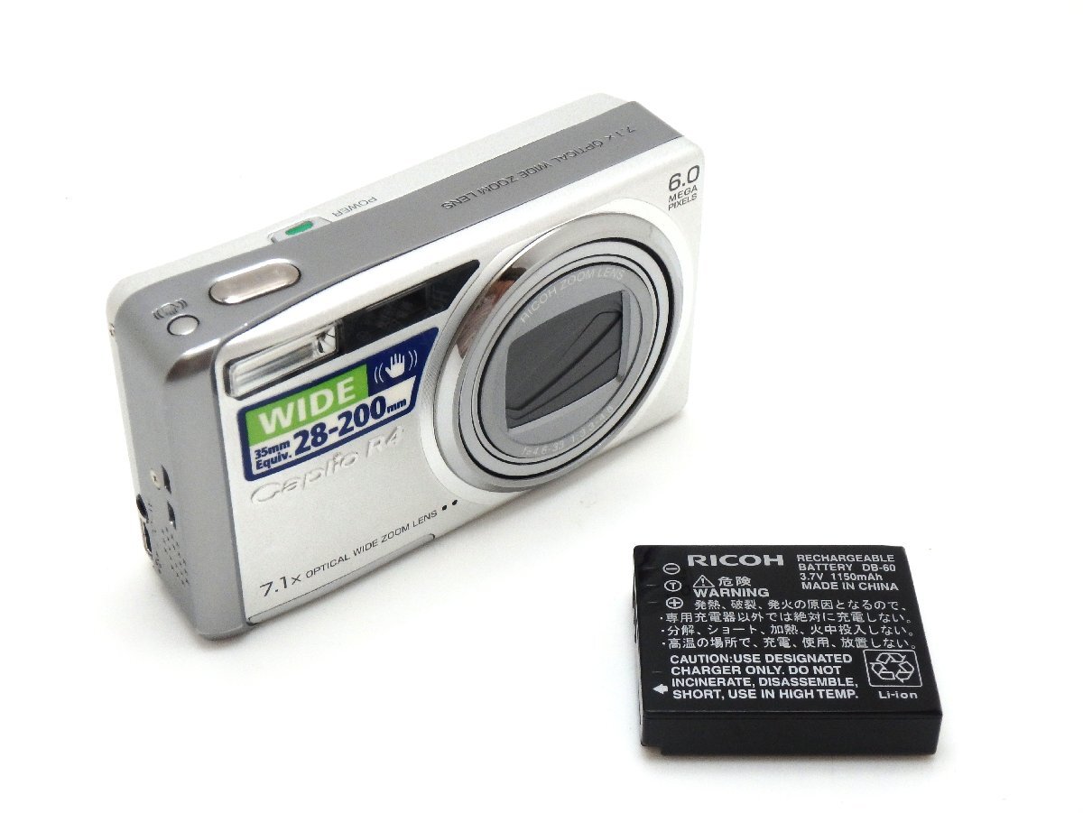 ★1円★ハローカメラ★ 1934 リコー RICOH Caplio R4 B.00136644 604万画素 動作品 即決あり