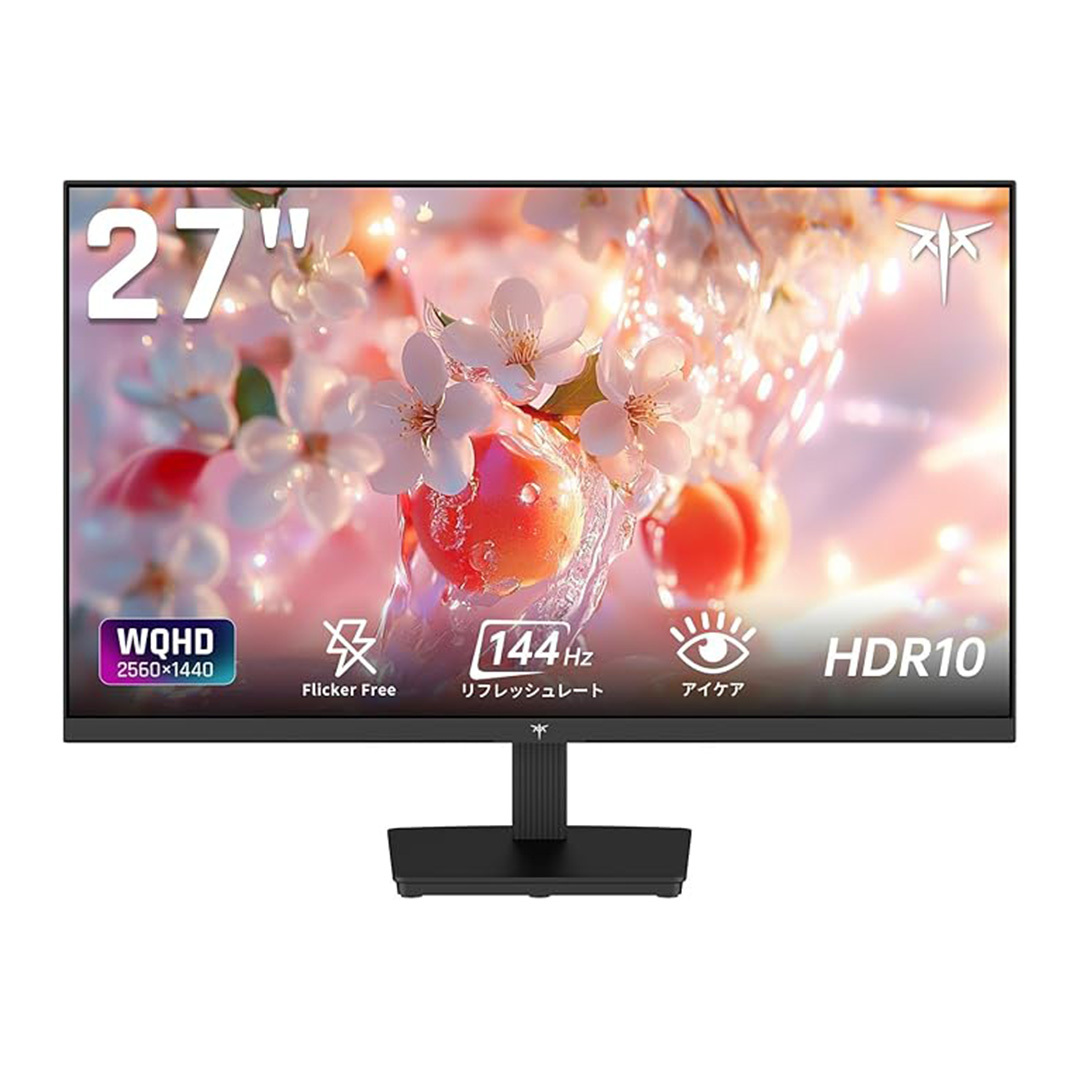 KTC 27インチ モニターWQHD(2560×1440) 144Hz H27T27S