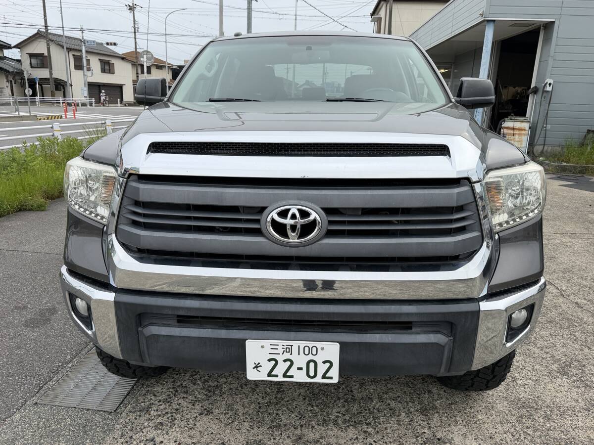 美車 2014年 タンドラクルーマックス SR-5 リフトアップ M/Tタイヤ アルパインビッグX 車検令和9年5月　