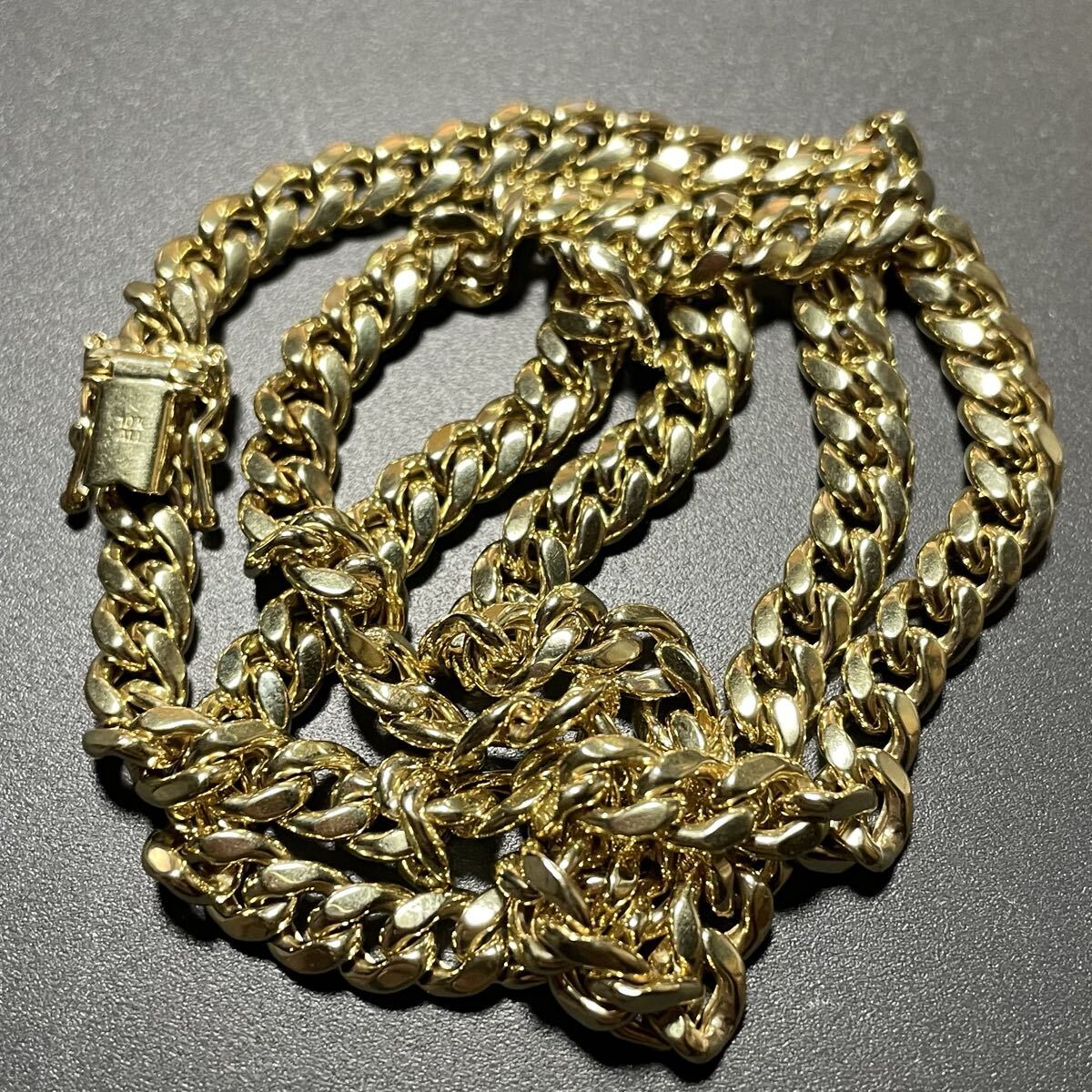 新品 6mm 45cm 10kt ネックレス マイアミ キューバン Miami Cuban アバランチ avalanche アヴァランチ grillz jewelz 10k k10