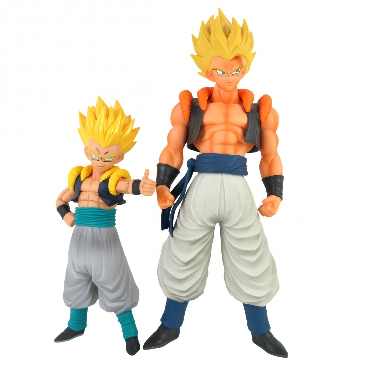 まとめ 2点 ドラゴンボール 超サイヤ人 ゴジータ 30cm 超サイヤ人 ゴテンクス 23cm バンプレスト フィギュア 0529-046