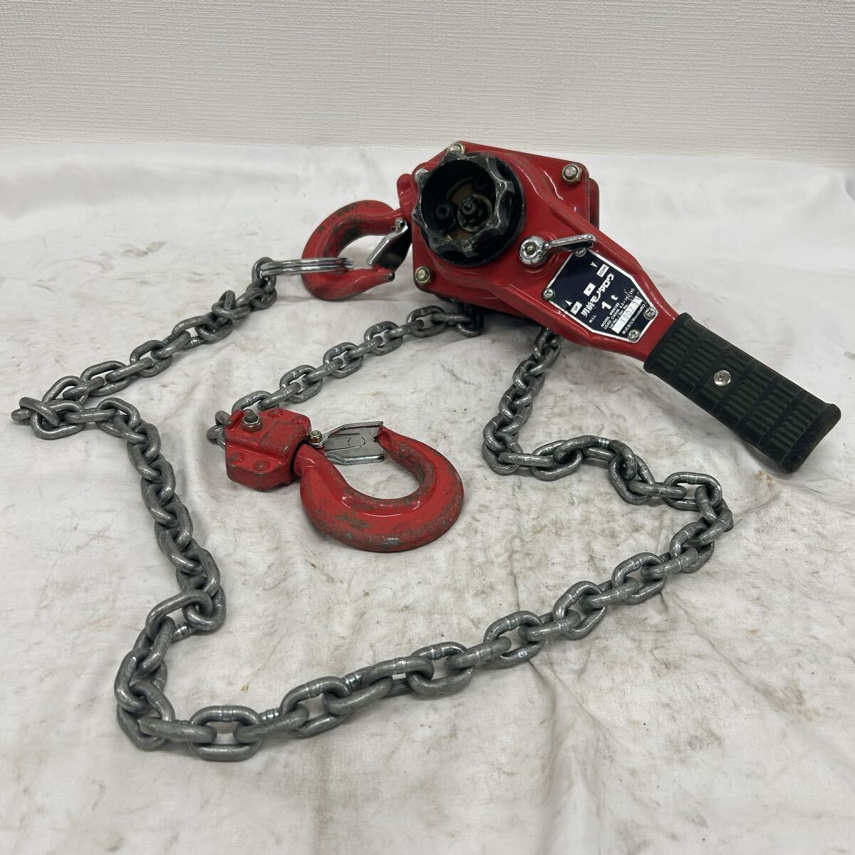 男前モノタロウ WLL 荷重 1t MRN100 レバーブロック レバーホイスト 動作品