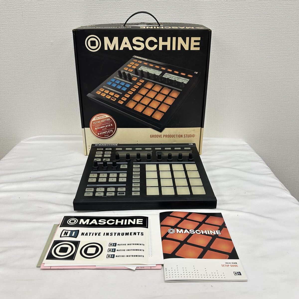 MASCHINE CONTROLLER MIDIコントローラー 元箱付き 現状品