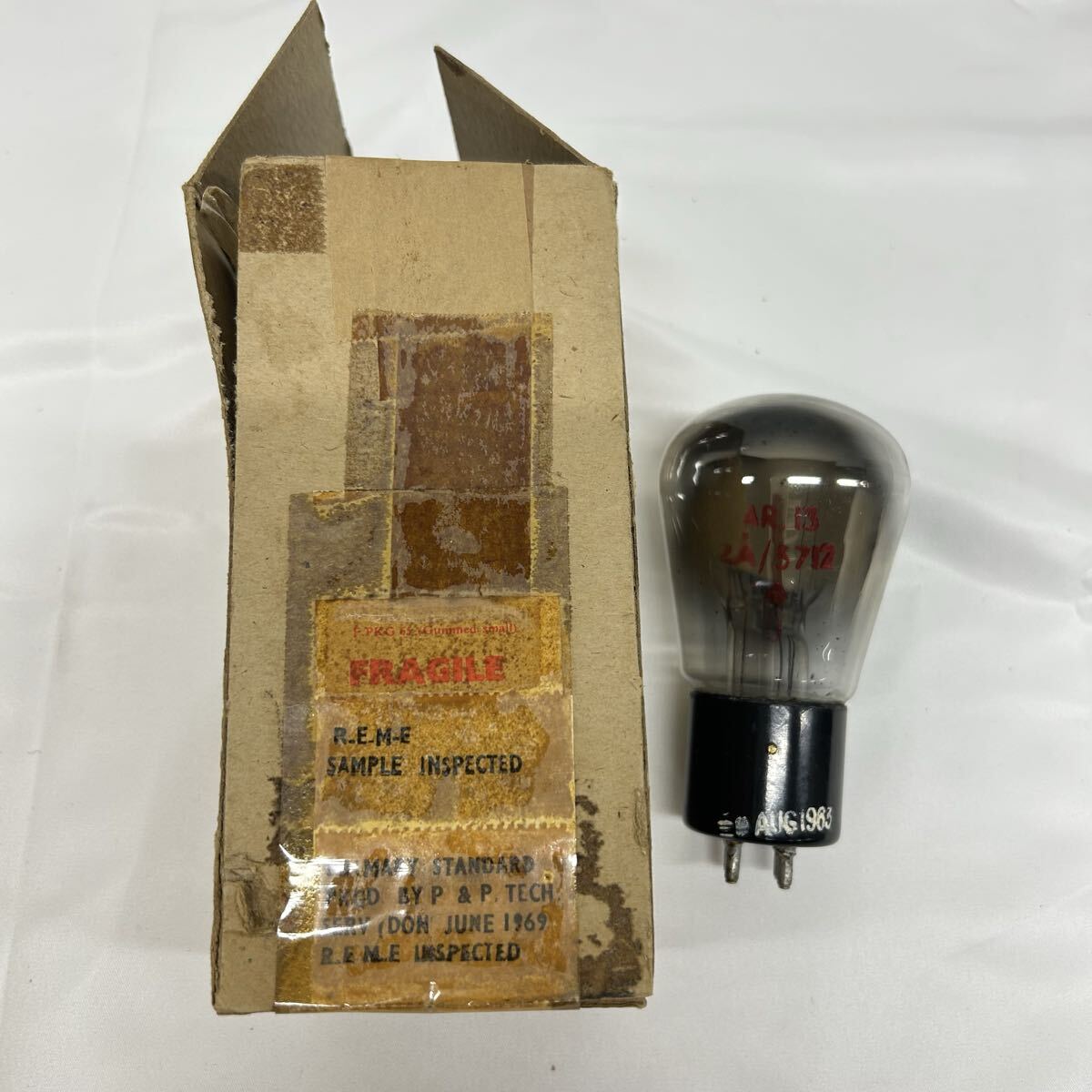 真空管 FRAGILE AR 13 ヴィンテージ 1本 箱付き 現状品