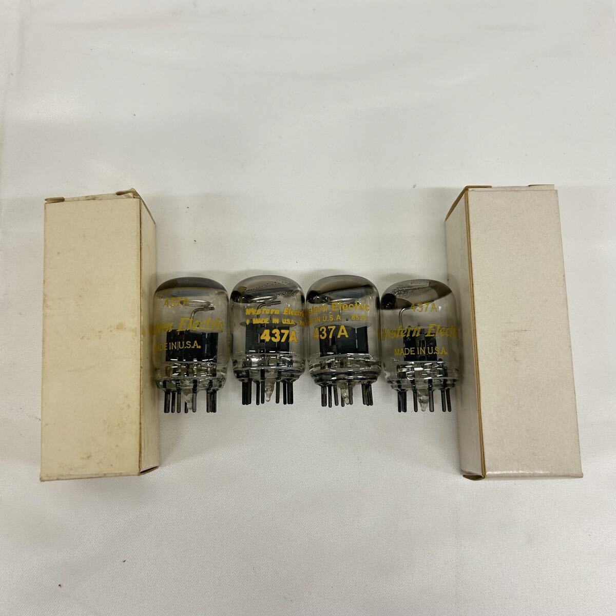 真空管 4点 437A Western electric 元箱 ウエスタンエレクトリック 現状品