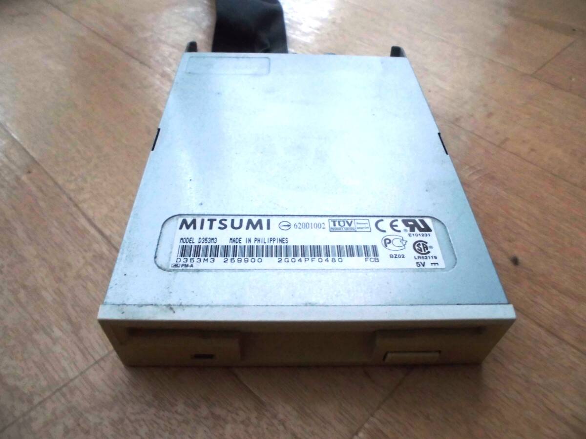 MITSUMI D353M3 内蔵式3.5インチフロッピーディスクドライブ　ケーブル付き　動作確認済